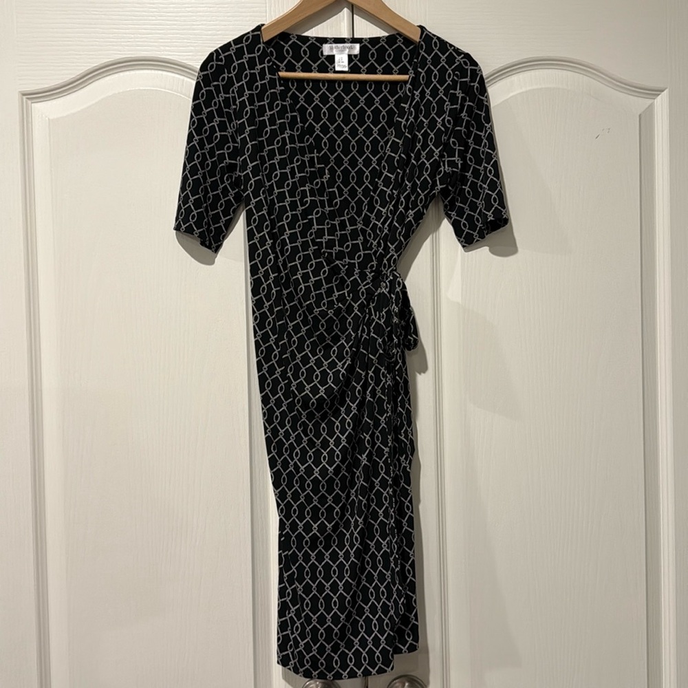 Motherhood Maternity Wrap Dress Small